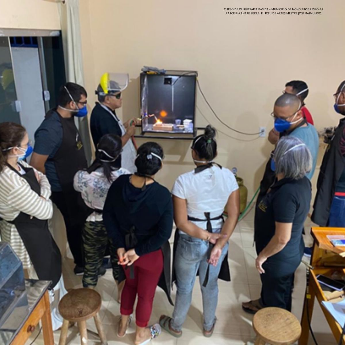 Projeto Liceu com Elas (Curso de Ourivesaria Básica Município de Novo Progresso PA 2022)